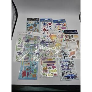 Stickopotamus Stickers Flowers Summer Beach